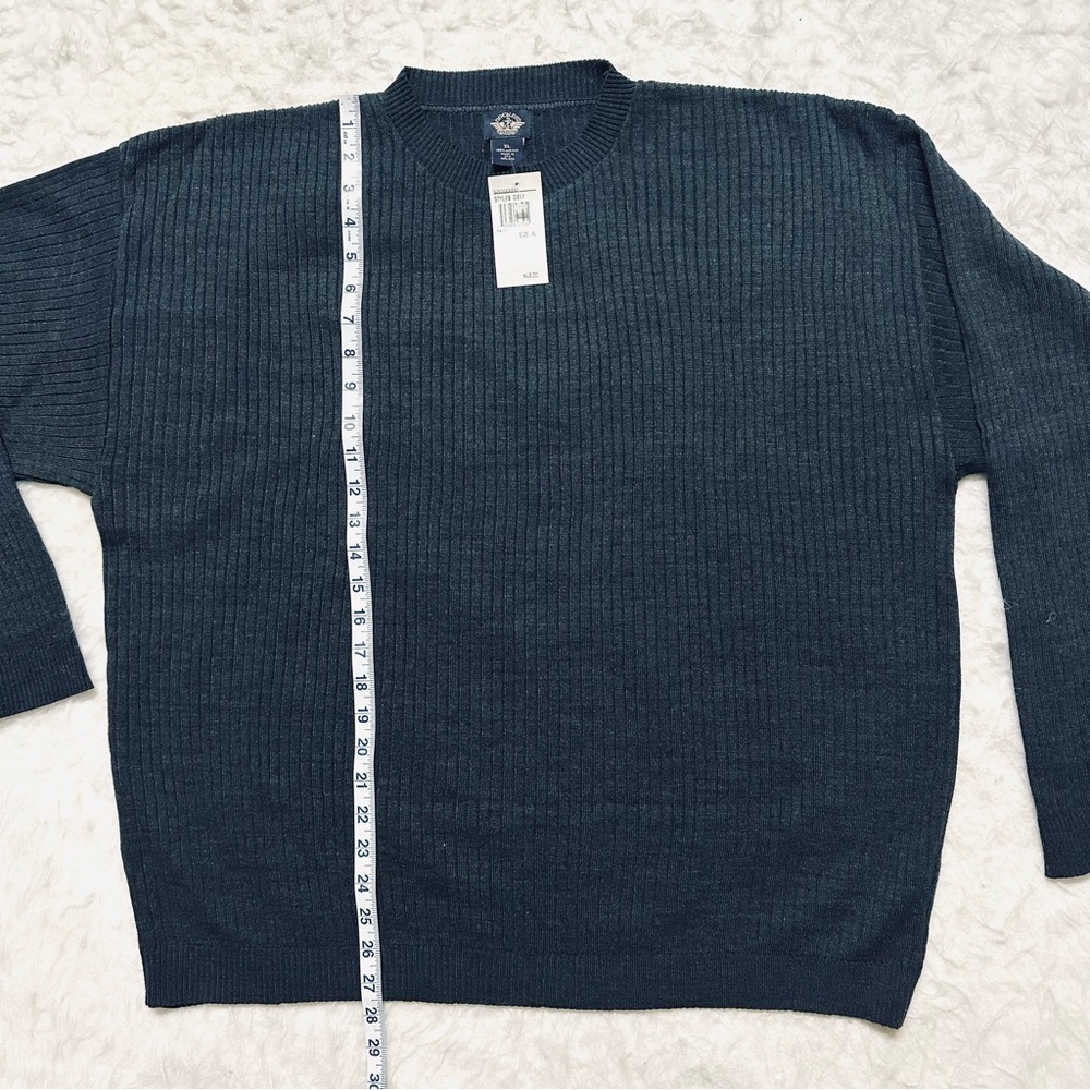 Dockers Men's Dark Blue Crewneck Sweater - Picture 4 of 7